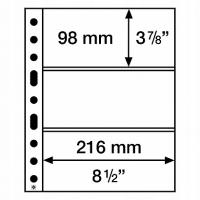 Karta strona na banknoty Leuchtturm GRANDE 3C