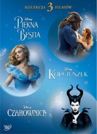 3x Dvd: PIĘKNA I BESTIA + KOPCIUSZEK + CZAROWNICA