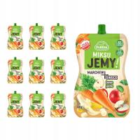 Przekąska mus bez cukru MARCHEW + banan-jabłko PURENA 180g x 10sztuk