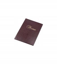 TECZKA MENU A4 BORDOWA 0309-0015-10
