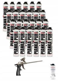 Izolacje pianka natryskowa piana pur OCIEPLENIE PODDASZA GARAZU D-COR pro