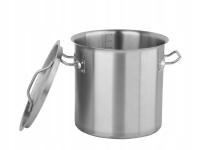 GARNEK NA INDUKCJĘ 12L WYSOKI 25cm POKRYWA STAL NIERDZEWNA