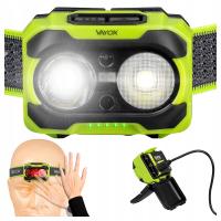 ПЕРЕЗАРЯЖАЕМЫЙ СВЕТОДИОДНЫЙ НАЛОБНЫЙ ФОНАРЬ USB-C TWINBEAM 600LM PRO VAYOX