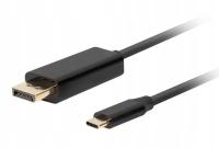 Kabel USB-C - DisplayPort 4K 60Hz FHD 144 HDR 1m