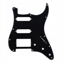 Черный 3-слойный новый Strat HSS Pickguard gitaro