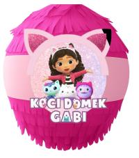 Piniata KOCI DOMEK GABI GABBY DOLLHOUSE PANDUŚ tradycyjna XL GRATISY 90 cm