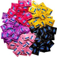 100szt PREZERWATYWY PASANTE MIX SENSITIVE RIBS&DOTS EXTRA NATURELLE REGULAR