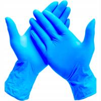 Rękawiczki Rękawice Nitrylowe ZARYS easyCARE nitrile r. S niebieskie 100
