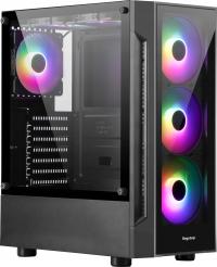 Корпус ATX USB 3.0 двойной стеклянный подвал игровой 1X RGB вентилятор охлаждения