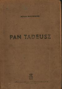 PAN TADEUSZ - ADAM MICKIEWICZ - 1947