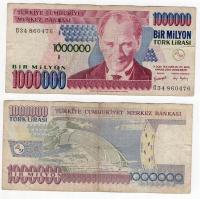 TURCJA 2002 1000000 LIRASI