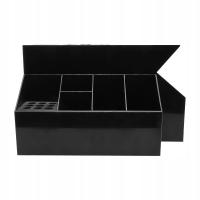 1Pc ABS pudełko do przechowywania narzędzi fryzjerskich ze stojakiem na nożyczki