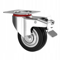 Поворотное колесо тележки с поворотным тормозом 125 мм