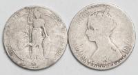 Wielka Brytania, szylingi, zestaw 2 sztuk