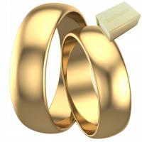 ЗОЛОТЫЕ ОБРУЧАЛЬНЫЕ КОЛЬЦА ПОЗОЛОЧЕННОЕ СЕРЕБРО 925 ПОЛУКРУГЛЫЙ ПРОСТОЙ ГРАВЕР БЕСПЛАТНО!
