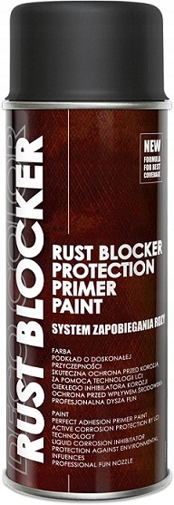 Лак спрей для ржавчины Rust Blocker черный DecoColor