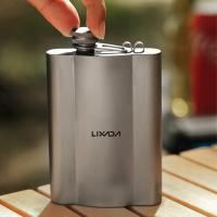 Ti Ultralight Hip Flask 240 ml przenośna butelka wina na zewnątrz CO