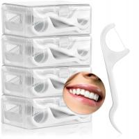 SZTYFTY Z NICIĄ DENTYSTYCZNĄ DO ZĘBÓW PROFESJONALNA HIGIENA JAMY USTNEJ