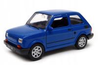 FIAT 126p малыш металл модель WELLY 1:34 темно-синий