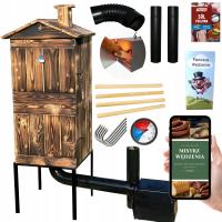 Wędzarnia Ogrodowa Drewniana Duża XXL Domowa Grill Tradycyjna Produkcja PL