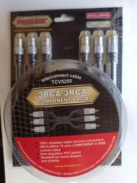 Kabel Pro-Link TCV 5250 3x RCA (cinch) - 3x RCA (cinch) 3 m
