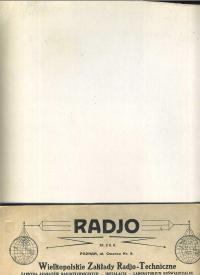 Reklama prasowa z lat 30 uw- POZNAŃ RADIO SP.ZOO WIELKOPOLSKIE ZAKŁADY RAD
