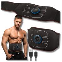 ELEKTROSTYMULATOR MIĘŚNI BRZUCHA PAS ODCHUDZAJĄCY EMS STYMULATOR XXL/XXXL