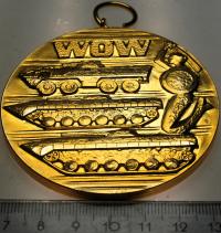 Medal Za Osiągnięcia Sportowe WOW Warszawa WOSF ZŁOCONY
