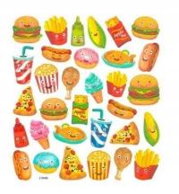 NAKLEJKI PAPIEROWE - PRZEKĄSKI 32SZT