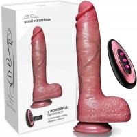 WIBRATOR DAMSKI PUNKT G Realistyczne DILDO XXL PRZYSSAWKA SEX MASZYNA Pilot