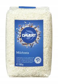 РИС БЕЛЫЙ КРУГЛЫЙ (МОЛОЧНЫЙ) BIO 500 g - DAVERT