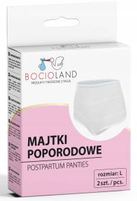 BOCIOLAND WIELORAZOWE MAJTKI POPORODOWE SIATECZKOWE L 2szt BL027