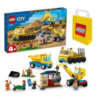 LEGO City 60391 Pojazdy budowlane + torba prezentowa LEGO