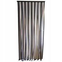 Zasłona drzw.z folii 120x200(paski)szary/DI1626