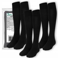 3 Pary Podkolanówki Uciskowe Skarpety Kompresyjne Przeciwżylakowe na Żylaki