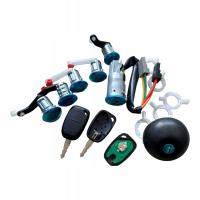 ZESTAW KOMPLET ZAMKÓW STACYJKA KLUCZYK Z ELEKTRONIKĄ RENAULT MASTER II 98-