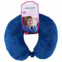 Подушка для путешествий Rogal для самолета автомобиля из пены с эффектом памяти DUNLOP