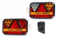 Zestaw lampy LED 12V do przyczepki przyczepy FT-270 CANBUS TB