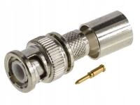 Złącze wtyk BNC na kabel H1000 RG213 ZACISK 2 SZT