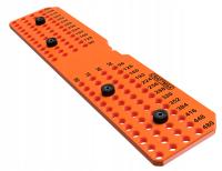 Szablon wzornik do uchwytów meblowych regulowany SUM-2