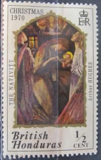 Honduras kolonia brytyjska stary znaczek (6/10