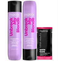 MATRIX UNBREAK MY BLOND szampon regenerujący do włosów blond, odżywka 300ml