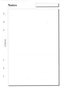 Kalendarzowy WKŁAD do ORGANIZERA Gładki do NOTATEK ANTRA Uzupełnienie