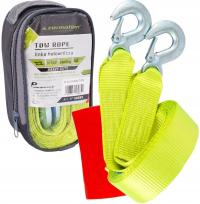 Carmotion буксировочный трос с крючками 2.5 T, длина 4M