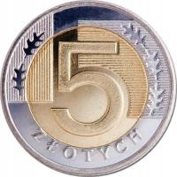 5 зл злотых 2016 Монетный двор монетный двор с мешком