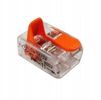 БЫСТРОРАЗЪЕМНАЯ муфта WAGO 2x0, 14-4мм2 221-412 50 шт.