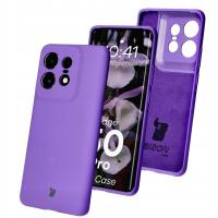 Plecki Bizon do Motorola Edge 50 Pro fioletowy