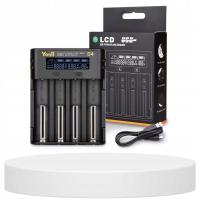 Быстрое зарядное устройство для ЖК-батарей AA AAA micro USB 4 порта