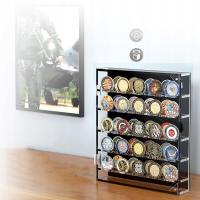 Gablota na monety Challenge Akrylowy uchwyt na 45 monety