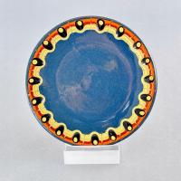 RĘCZNIE WYKONANY SPODEK GLINIANY STYL LUDOWY FOLK